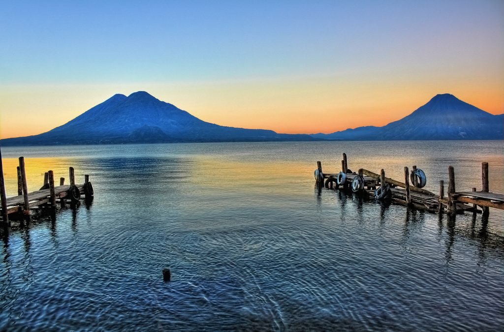 Centroamerica, Guatemala, Sololá, Volcanes